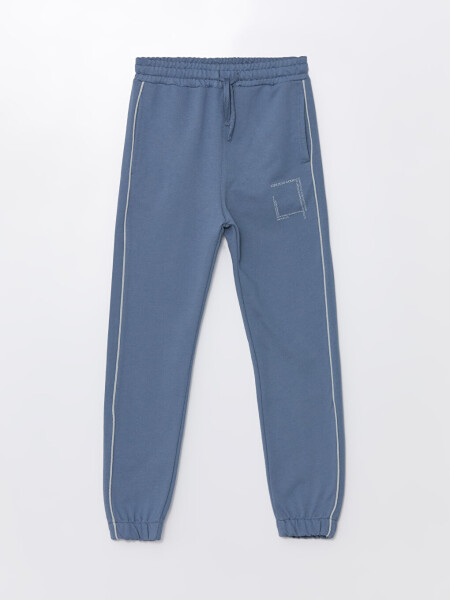 Printed Jogger Sweatpants for Boys with Elastic Waistband - 4