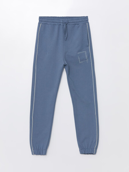 Printed Jogger Sweatpants for Boys with Elastic Waistband - 1