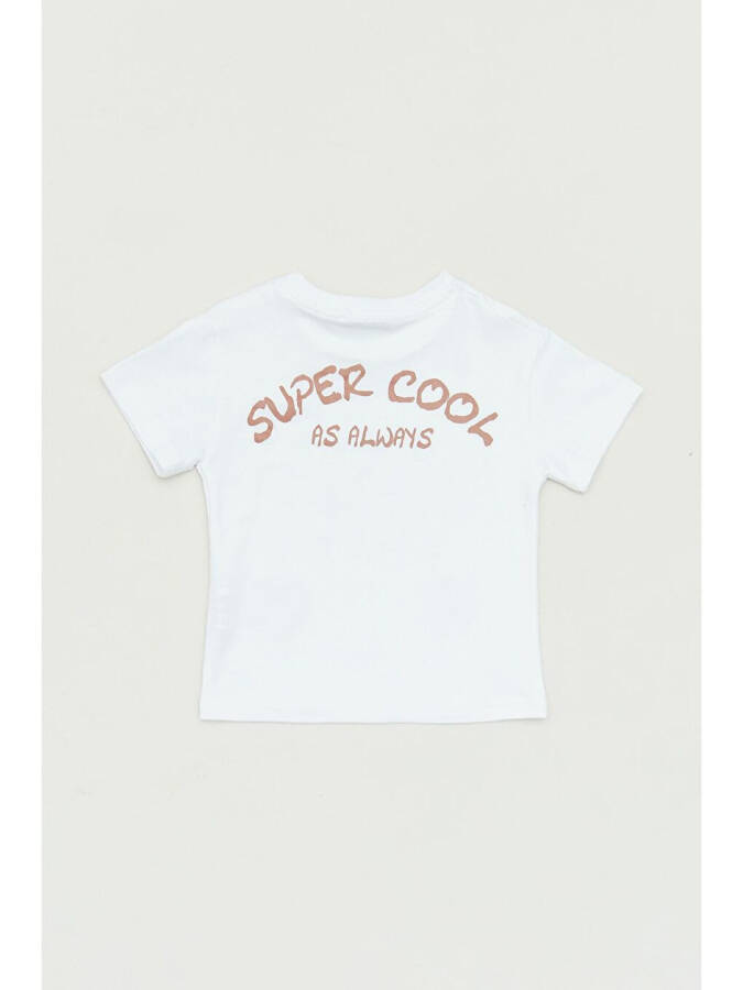 Printed Kangaroo Pocket Boys T-Shirt - 2