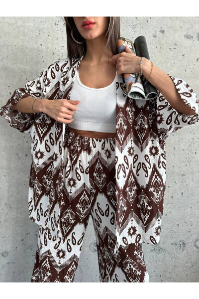 Printed Kimono Set - 5