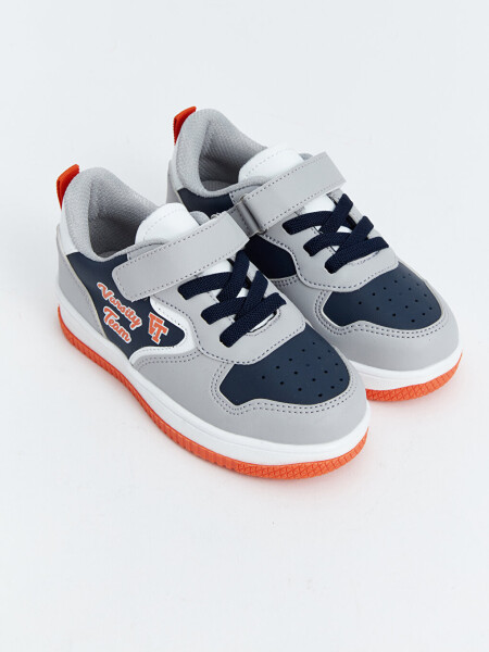 Printed Lace-Up Boys' Sneakers - 6