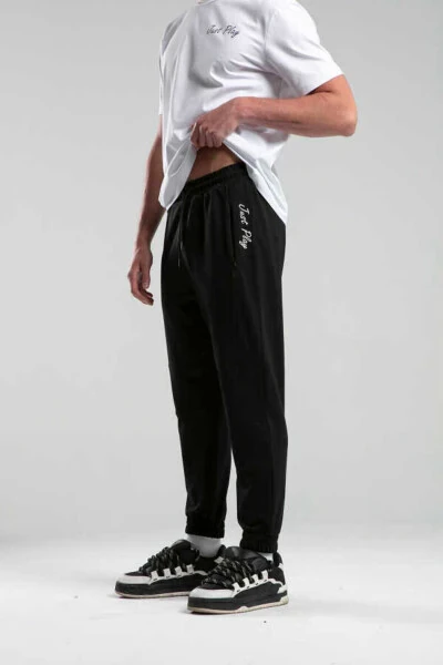 Printed Men's Jogger Black - 5
