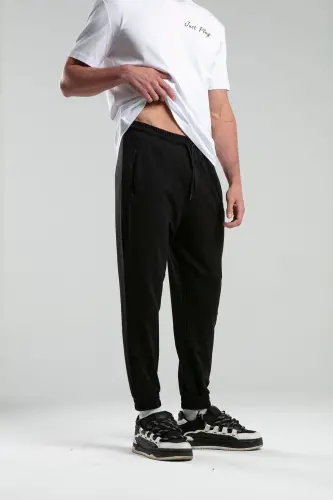 Printed Men's Jogger Black - 2