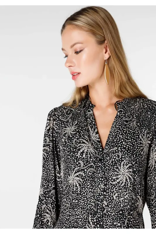 Printed midi dress - 4