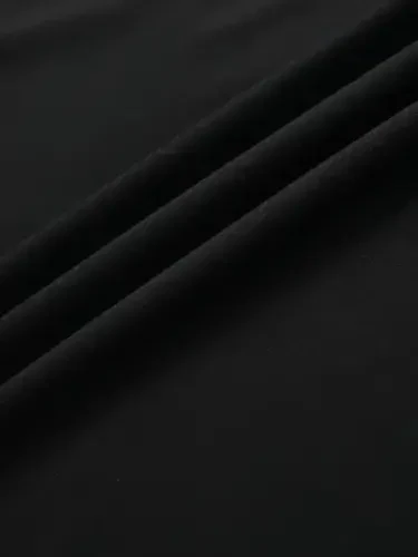 Printed Oversize Crew Neck T-shirt - Black - 3