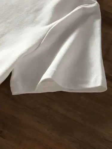 Printed Oversize Crew Neck T-shirt - White - 3