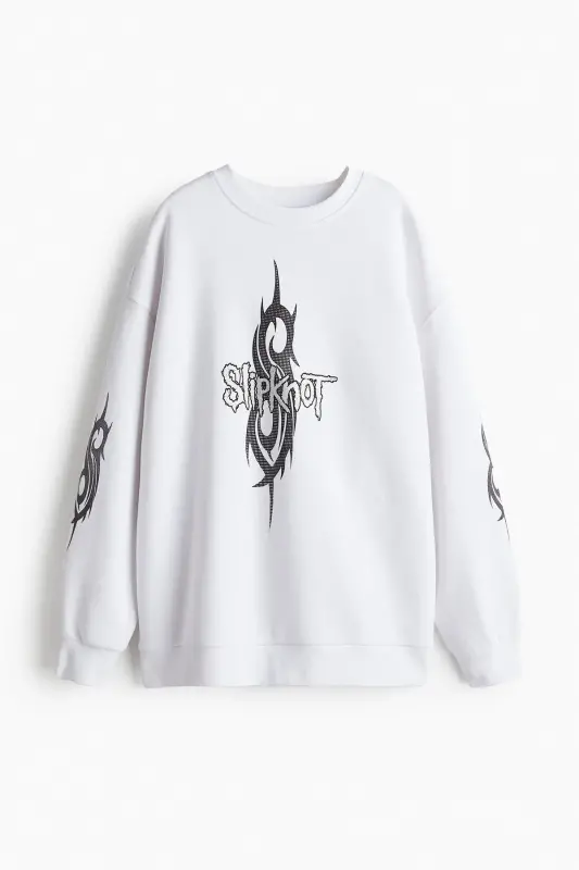 Printed Oversize Sweatshirt - H&M