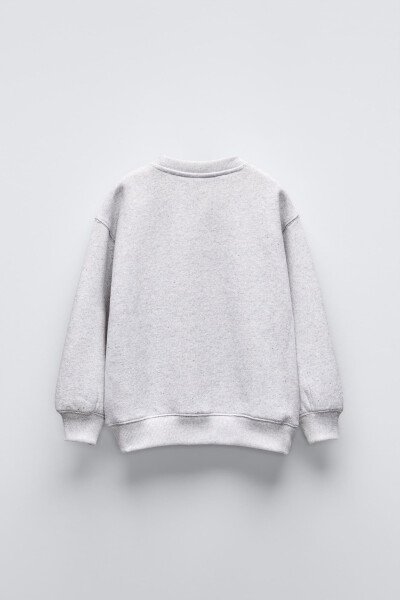 Printed sweatshirt - Grey marl - 7