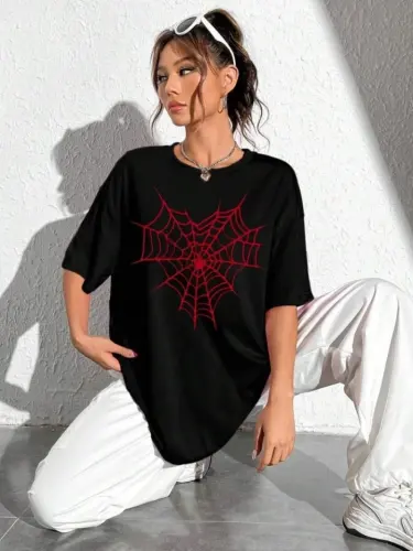 Printed T-shirt - Black - 3