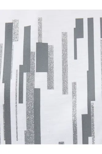 Printed T-shirt Short Sleeve Crew Neck Regular Fi - 6