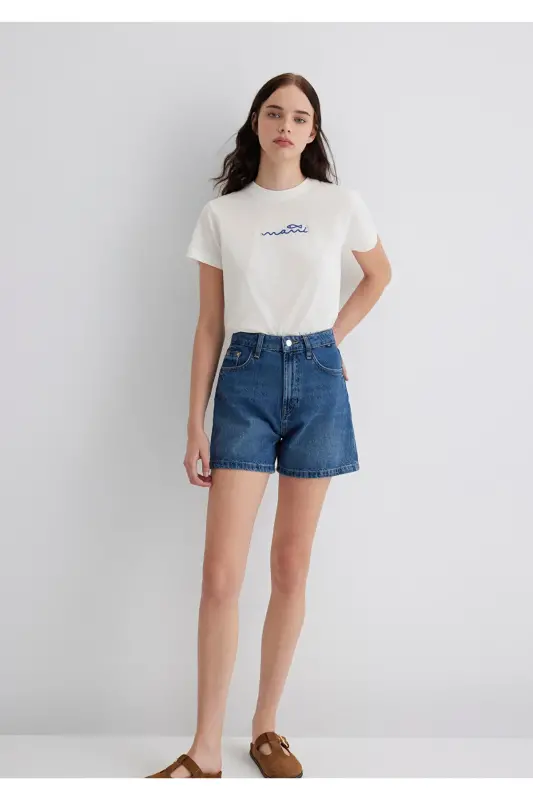 Printed White T-Shirt Regular Fit / Normal Cut 16 - 3