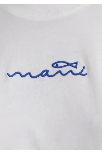 Printed White T-Shirt Regular Fit / Normal Cut 16 - 7