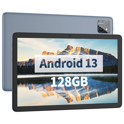 PRITOM TAB11 Planshet Android 13, 128GB, 10 dyuymli Planshet, Sakkiz Yadroli, 5G Ikkita WiFi, HD IPS Displey, Ikkita Kamera, Bluetooth, FM, USB C - 2