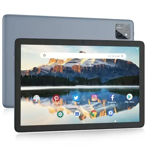 PRITOM TAB11 Tablet Android 13, 128GB, 10 inch Tablet, Octa-Core, 5G Dual WiFi, HD IPS Display, Dual Camera, Bluetooth, FM, USB C - 6