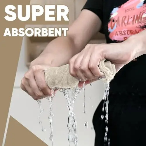 Прихватки Кухонные полотенца Салфетки с подставками под горячее Наборы 12 шт., Наборы кухонных полотенец, Термостойкие перчатки для духовки 500 градусов с нескользящей силиконовой поверхностью для приготовления пищи, выпечки, гриля - Молочный коктейль - 5