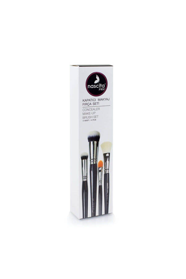 Pro Concealer Makeup Brush Set 4 Pieces - 1