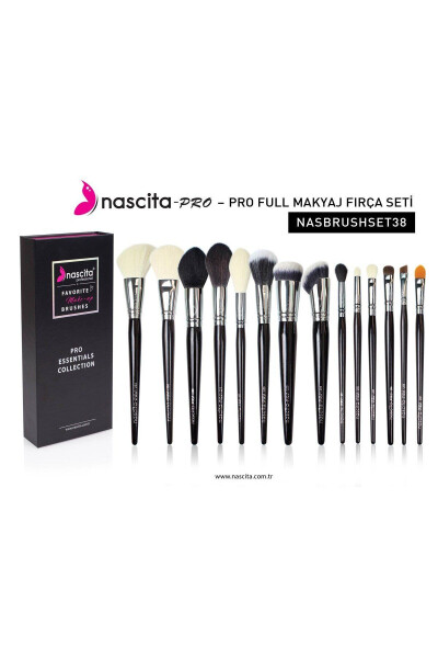 Pro Essentials Collection Brush Set 38 Nasbrushset38 - 1