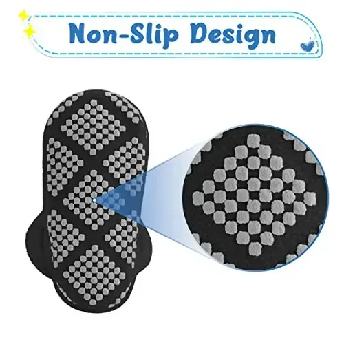 Pro Goleem Fleece Baby Booties, Issiq va Yumshoq Chaqaloq Poyabzallari, Paypoqli Oyoq Kiyimlar, Kiyish Oson, Unisex Chaqaloq Sovg'alari, O'g'il va Qizlar uchun Yumshoq Sirpanmaydigan Yangi Tug'ilgan Poyabzallar - 5