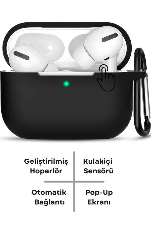 Pro İos Android Uyumlu Yeni Nesil Wireless Charge Bluetooth Kulaklık Kılıf Hediyeli - 9