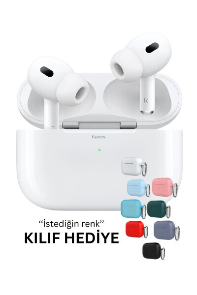 Pro Ios Android Uyumlu Yeni Nesil Wireless Charge Bluetooth Kulaklık Kılıf Hediyeli - Beyaz 3 - FAVORS