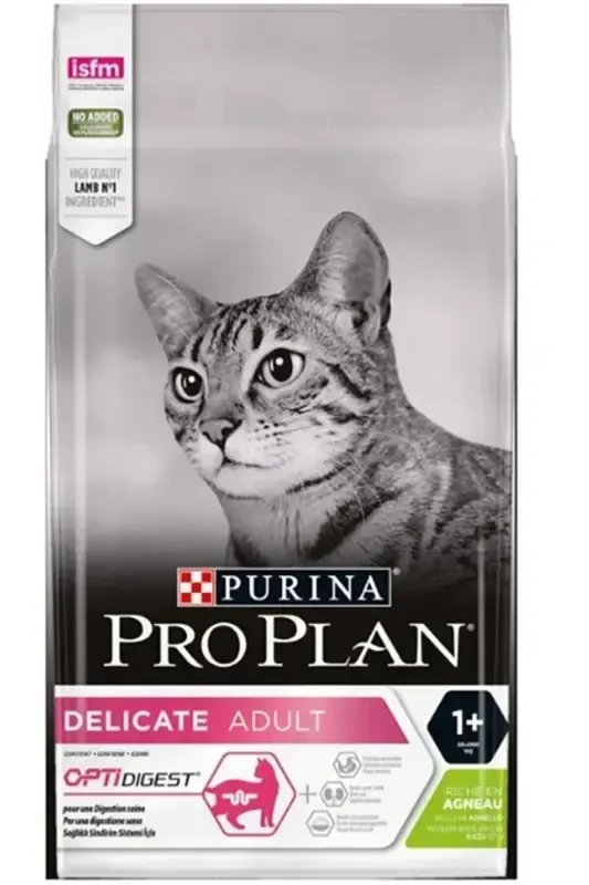 Pro Plan Delicate Lamb & Rice Sensitive Digestion Cat Food 3 Kg - 2