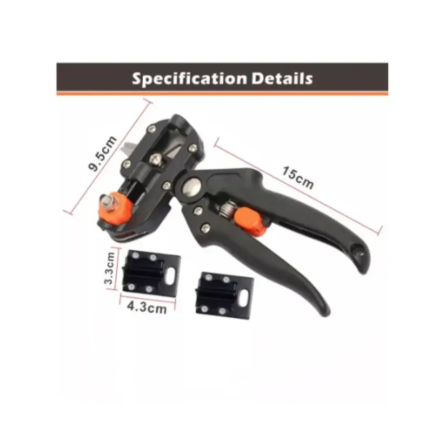 Pro Pruning Shears Garden Grafting Knife Tool Set Kit Fruit Tree Scissor Cutter - 5