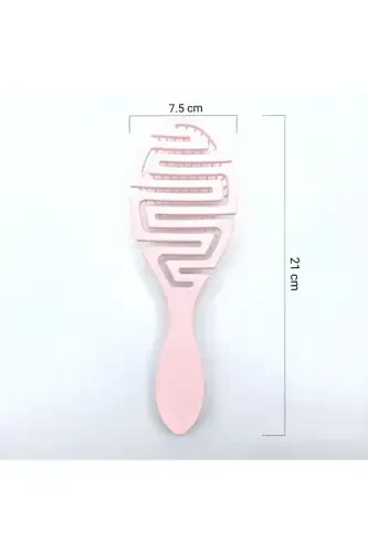 Pro Üç Boyutlu Saç Fırçası -pembe Keo01-pembe - 1