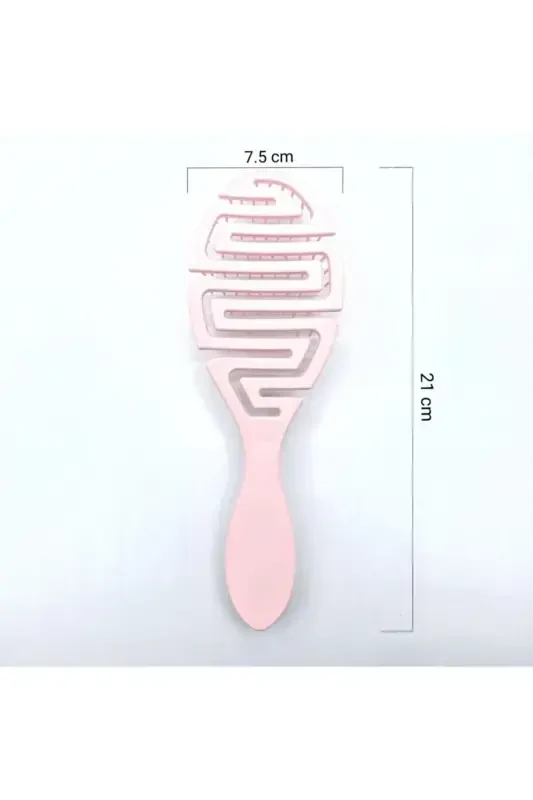 Pro Üç Boyutlu Saç Fırçası -pembe Keo01-pembe - 1