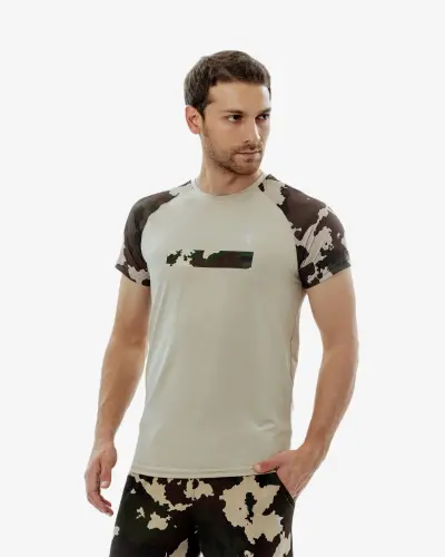 Pro'24 Askeri 2 T-shirt - BEJ 
