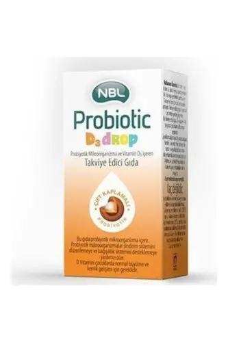 Probiotik D3 tomchi qo'shimcha oziq-ovqat mahsuloti 7,5 ml - NBL (1)