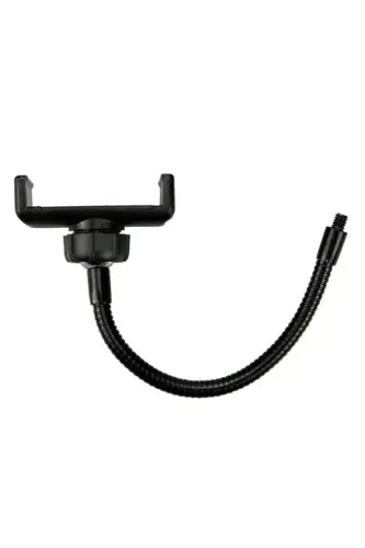 Professional Akrobat Ring Light Telefon Tutqich Klips 360 Daraja Aylanar Funktsiya-LED QISM QORA - 6