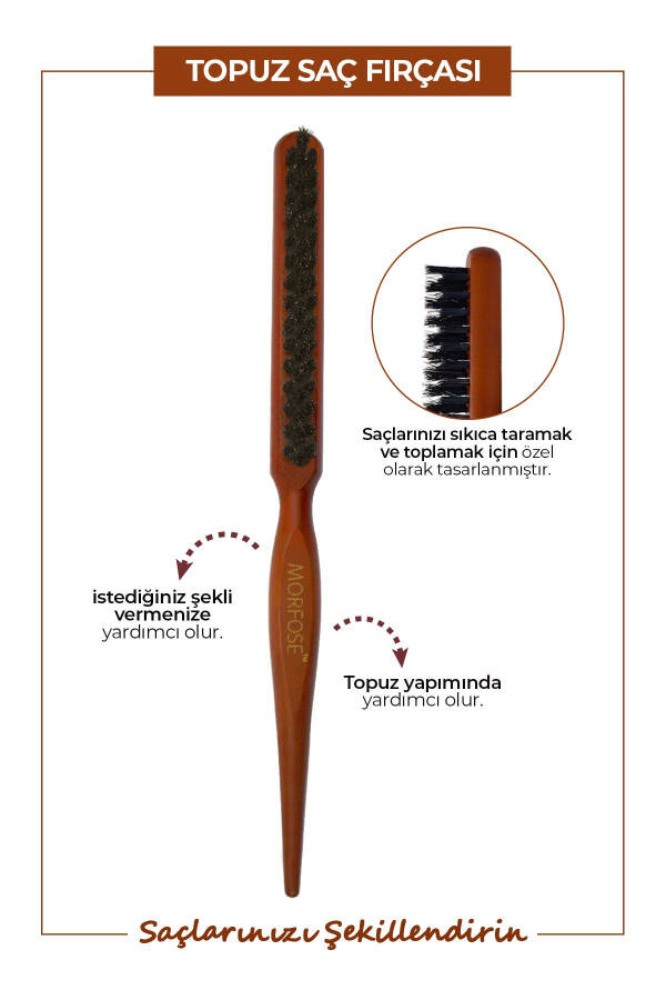 Professional Bun Hair Brush - 2