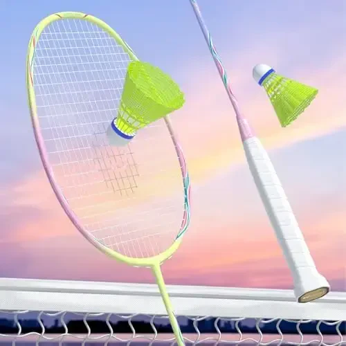 Professional Carbon Fiber Badminton Rackets Badminton Racquet for Backyards Gym - 3