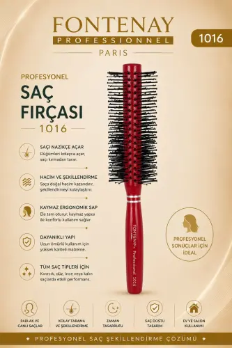 Professional Hair Brush 1016 - 1