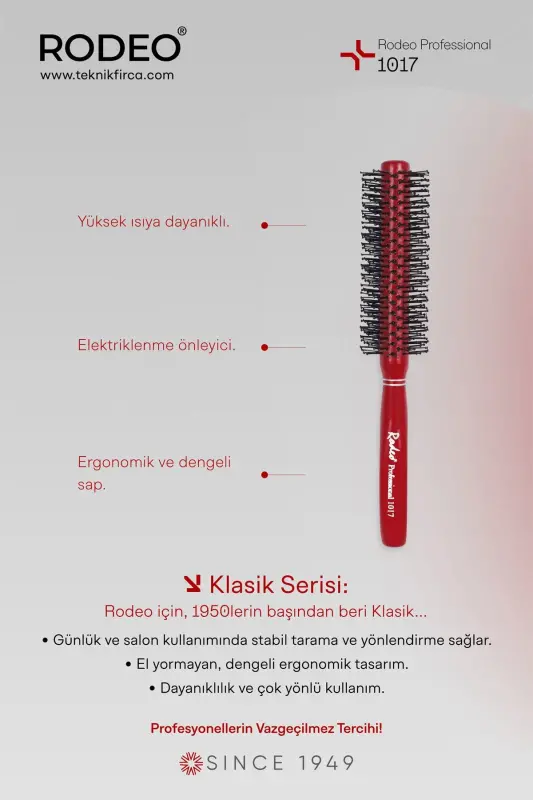 Professional Hair Brush 1017 8690636010171 - 2