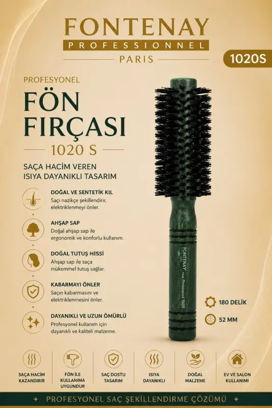 Professional Hair Dryer Brush 1020 S - 1