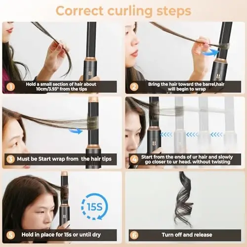 Professional Hair Dryer, Ionic Blow Dryer for Straightening Smoothing - 3