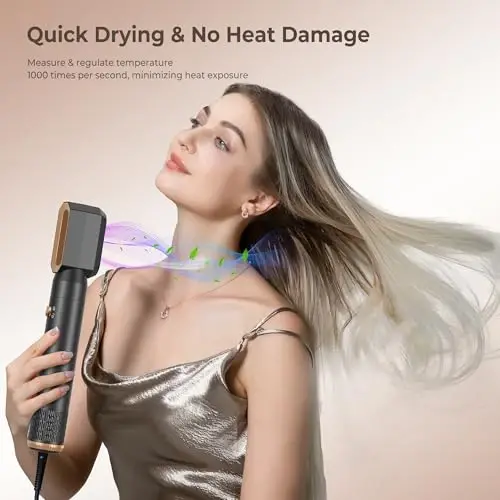 Professional Hair Dryer, Ionic Blow Dryer for Straightening Smoothing - 5