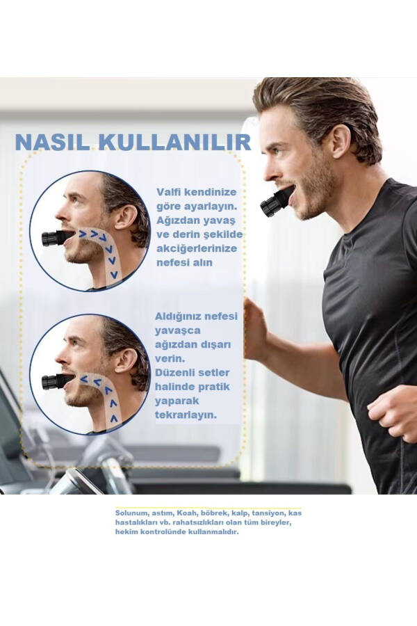 Professional HealthPro Mat Black Level Adjustable Breathing Regulator Exercise Tool Black - 2