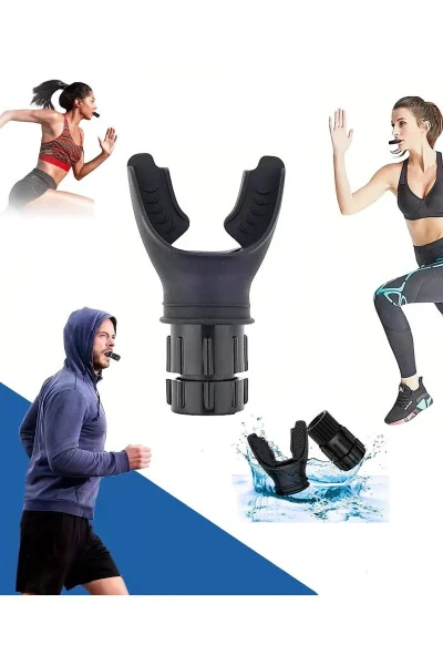 Professional HealthPro Mat Black Level Adjustable Breathing Regulator Mashq Uskunasi Qora - SCHULZZ