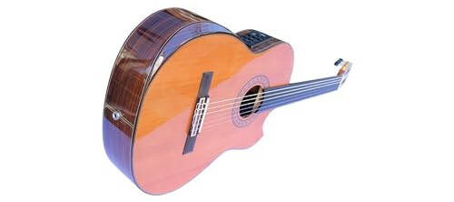 Professional Quality Fretless Classical Guitar With Equalizer Musical String Instrument CP-5 - 4