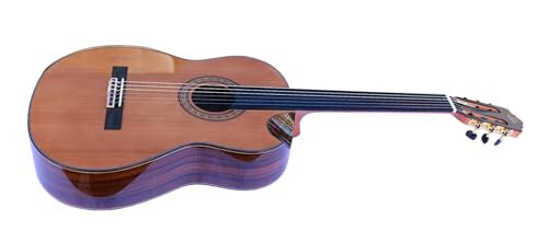 Professional Quality Fretless Classical Guitar With Equalizer Musical String Instrument CP-5 - 6