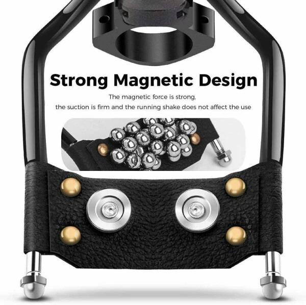 Professional Slingshot Kit for Adults, Outdoor High Velocity Catapult Fish Hunting Slingshot with 100 Ammo Balls and 3 Rubber Bands - Brown - 7