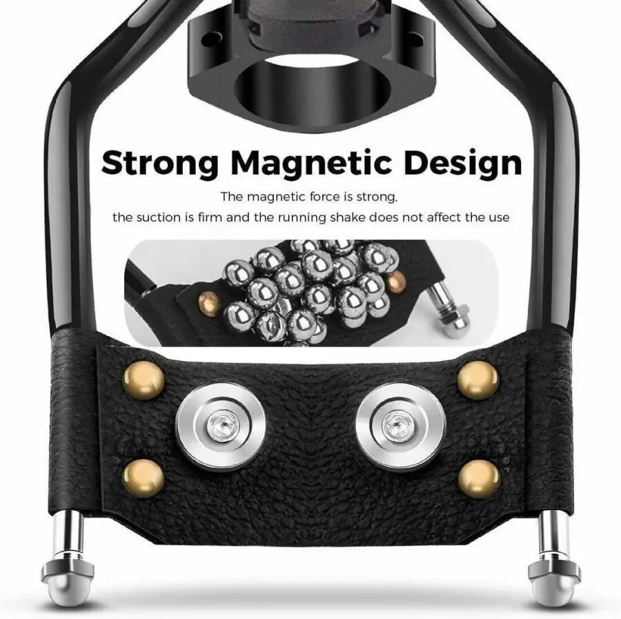 Professional Slingshot Kit for Adults, Outdoor High Velocity Catapult Fish Hunting Slingshot with 100 Ammo Balls and 3 Rubber Bands - Brown - 7