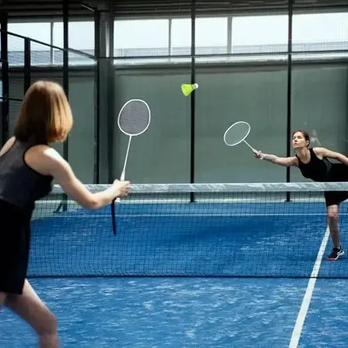 Professional uglerod tolali badminton raketkalari Badminton raketkasi hovlilar uchun sport zal - 6