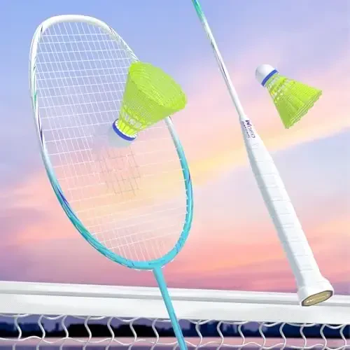 Professional uglerod tolali badminton raketkalari Orqa hovlilar sport zali uchun badminton raketkasi - 3