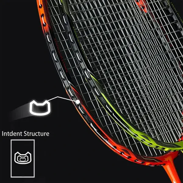 Профессиональные бадминтонные ракетки из углеродного волокна Бадминтонная ракетка для дворов спортзала - 4