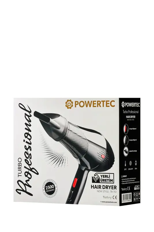 Профессиональный фен Tr-701 + Щетка для укладки Hydra Barber - 5