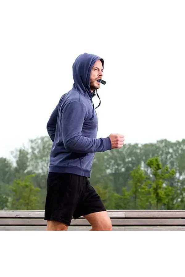 Профессиональный тренажер для дыхания HealthPro Mat Black Level Adjustable Breathing Regulator Black - 8