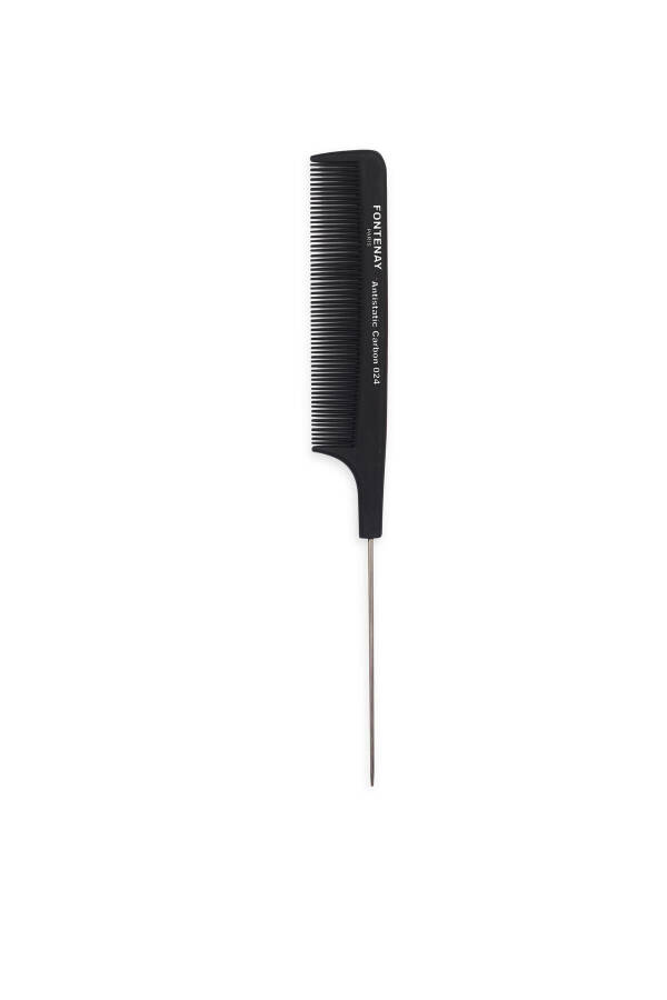 Profesyonel Antistatic Carbon Tarak 024 - Siyah - 2